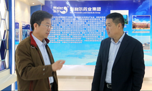  城陽副區長李玉海一行到集團調研