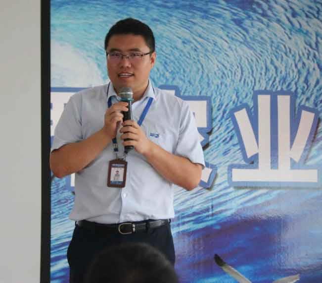 葛家成總裁寄語新員工： 抬頭看天，腳踏實地