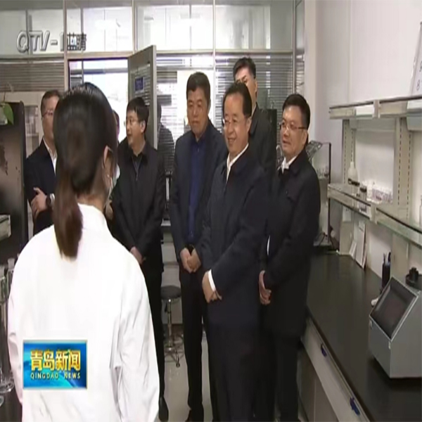 青島市委書記陸治原一行來集團調研指導工作