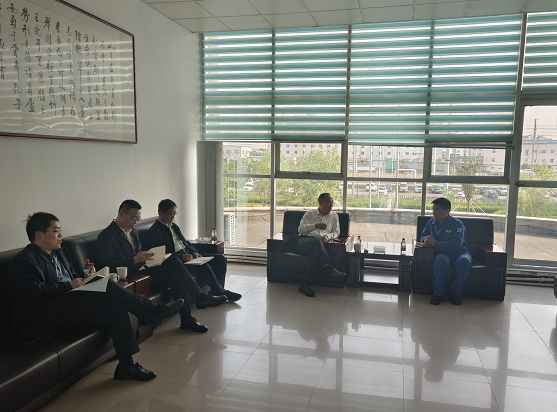 開發區管委會副主任張振城一行到山東海利爾調研指導